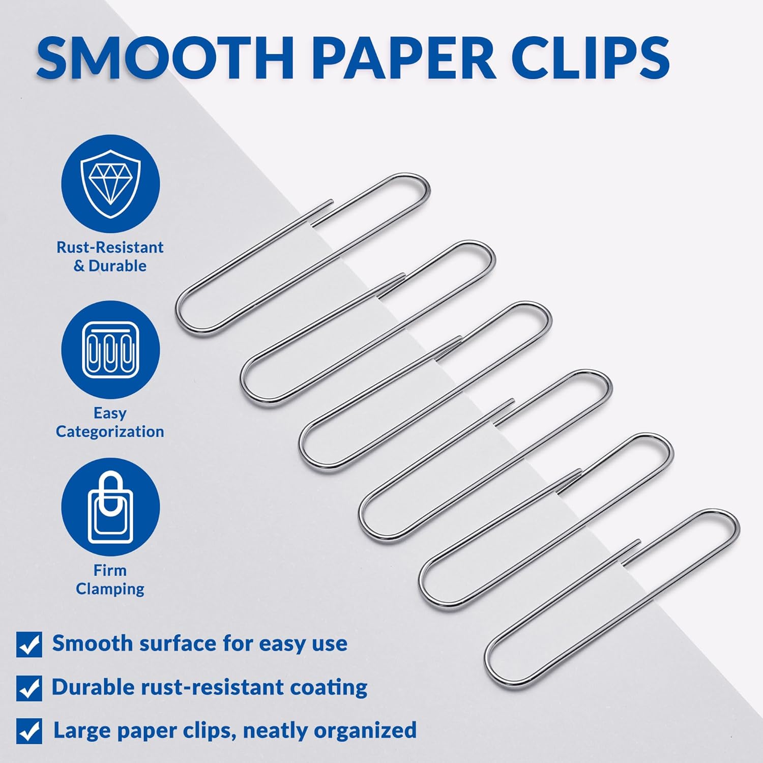 Jumbo Paper Clips, 2 Inch Paper Clip, 200 pcs Large Paperclips - Image 5